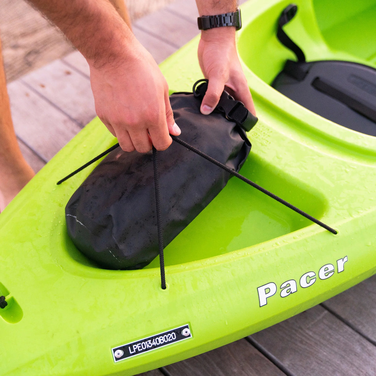 Kayak à pédales Lifetime Pacer de 8 pi, à cockpit ouvert, vert (91032)