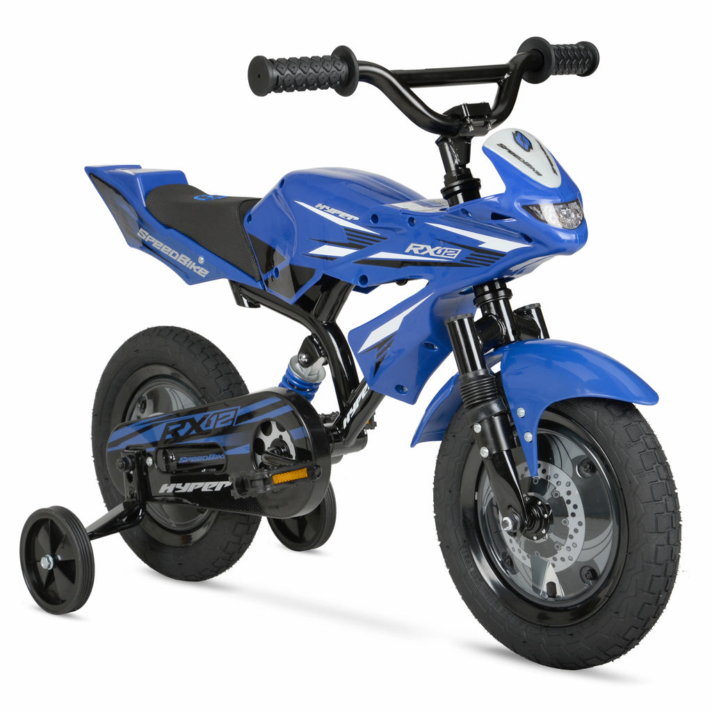 Vélo Hyper Speed 12, Vélo pour enfant ; Enfants de 2 à 4 ans, Bleu, Groupe de personnages : Speed
