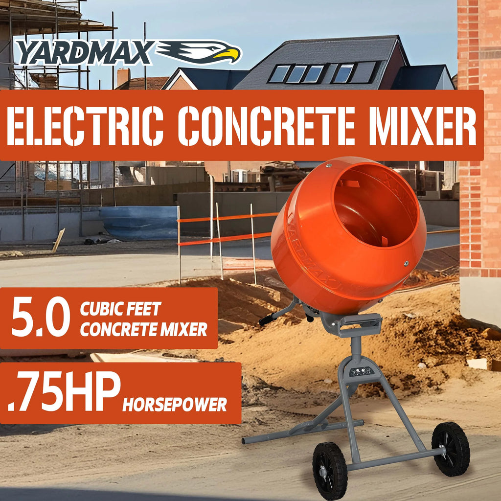 BÉTONNIÈRE YARDMAX YM0146 5,0 pi³