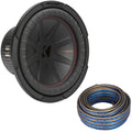 Subwoofer Kicker 48CWR104 CompR 10, DVC, 4 ohms - Câble de haut-parleur inclus