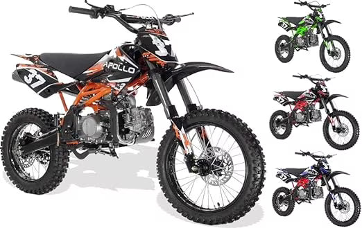 APOLLO AGB-37CRF-2 / DB37 Moto tout-terrain essence 125cc pour 16 ans et plus