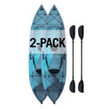 Kayak de pêche Lifetime Tamarack Angler – Lot de 2 Arctic Fusion