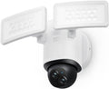 Caméra floodlight eufy Security E340, caméra filaire, double caméra 3K+2K, panoramique et inclinaison à 360°, sans abonnement mensuel