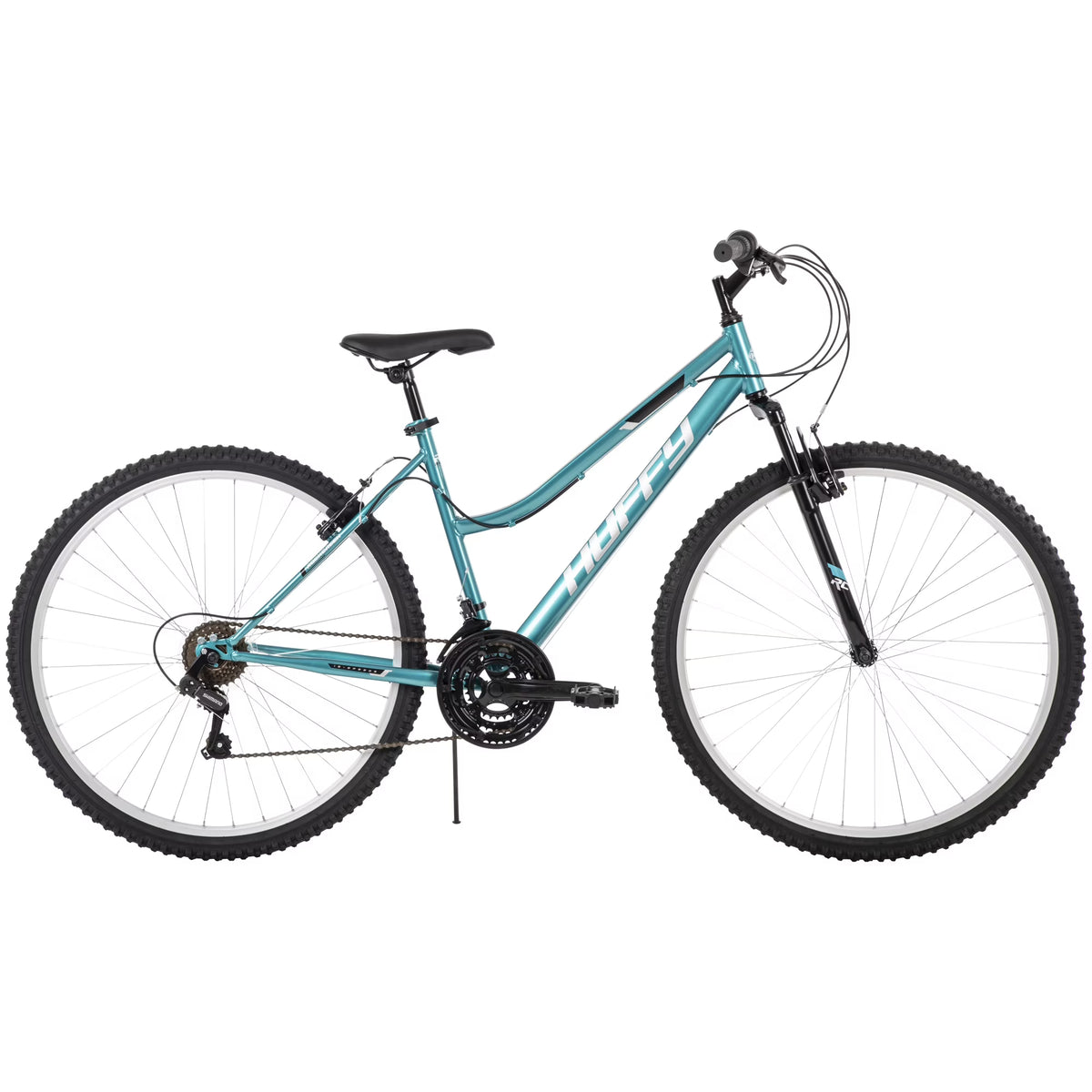Vélo tout-terrain Huffy 29 Rock Creek, pour cyclistes de 1,52 m et plus, Bleu, Adulte, Femme