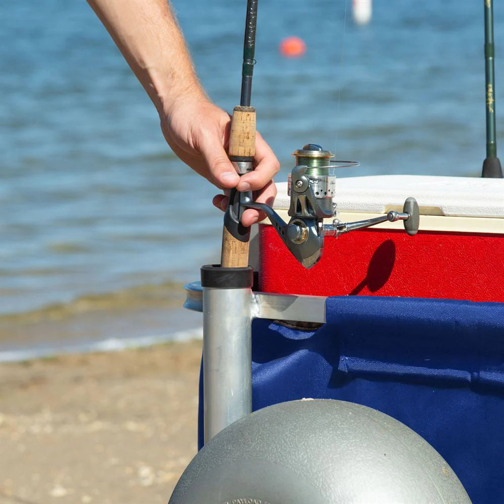 Chariot de pêche et de plage Harbor Mate avec roues gonflables