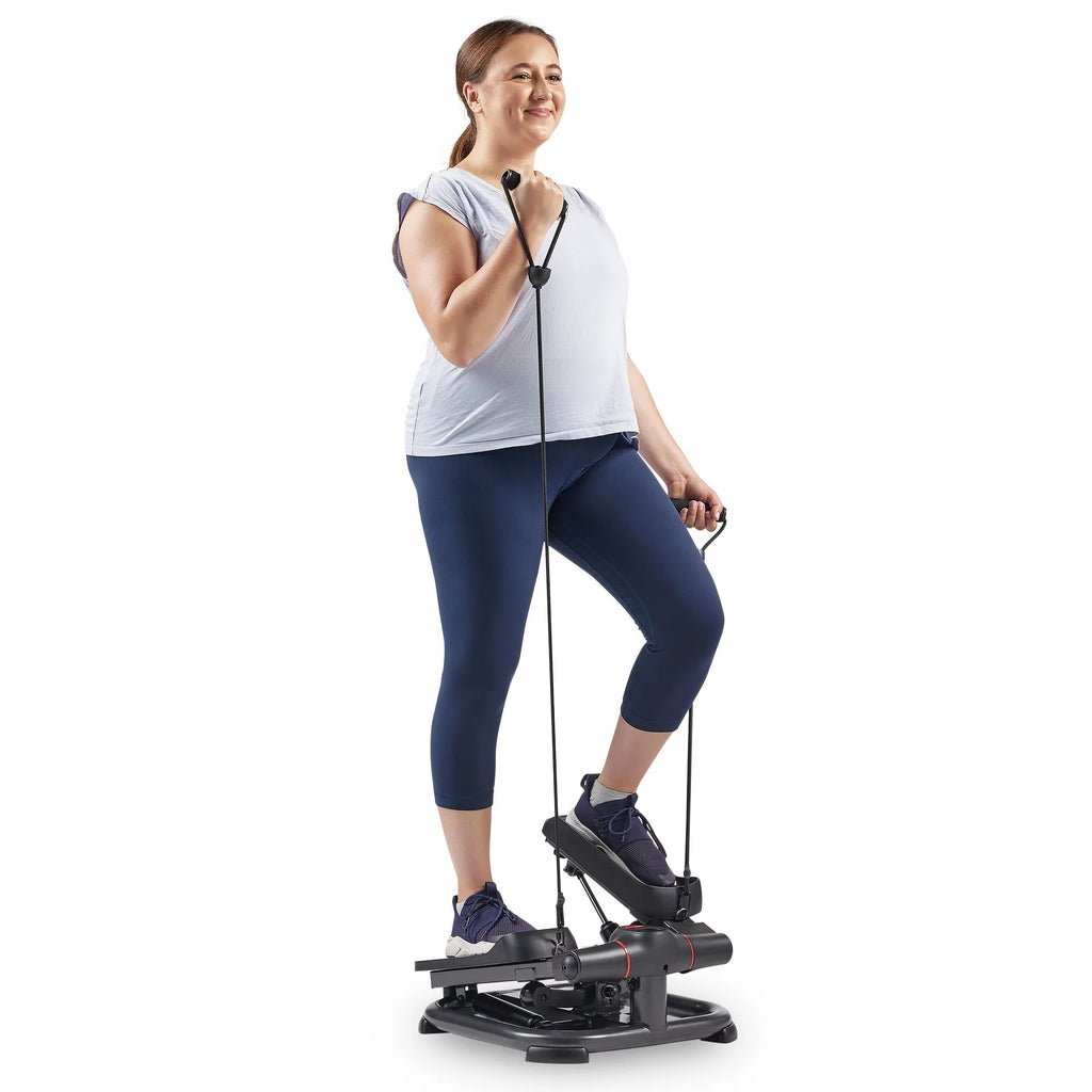 Sunny Health & Fitness Mini Stepper Appareil d’exercice de montée de marches avec capacité de charge supérieure - SF-S021054