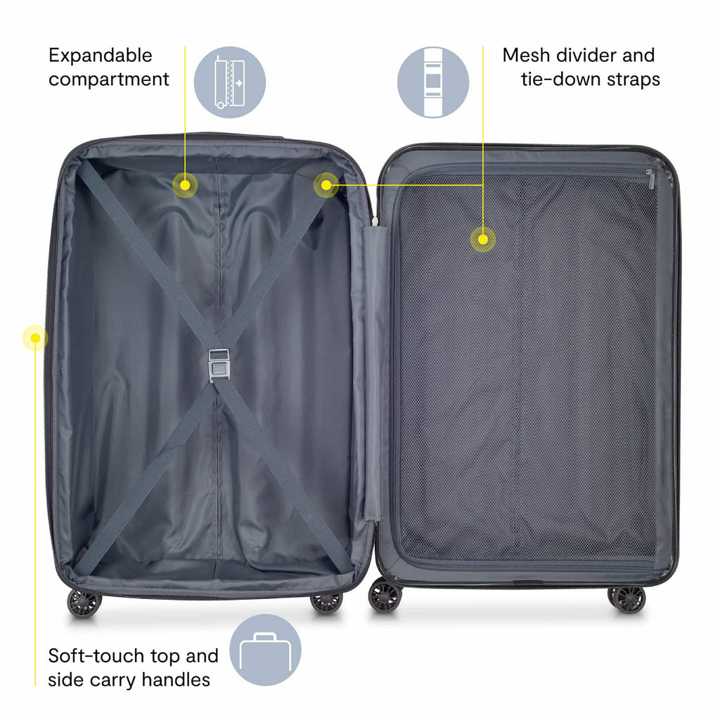 DELSEY PARIS Helium Aero 29 Valise Rigide Extensible à 4 Roulettes Enregistrée, Rouge