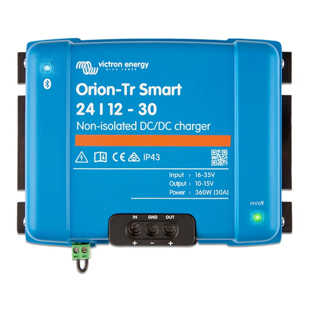 Chargeur ou alimentation CC-CC non isolé Victron Orion-TR Smart 24/12-30 30 A (360 W)