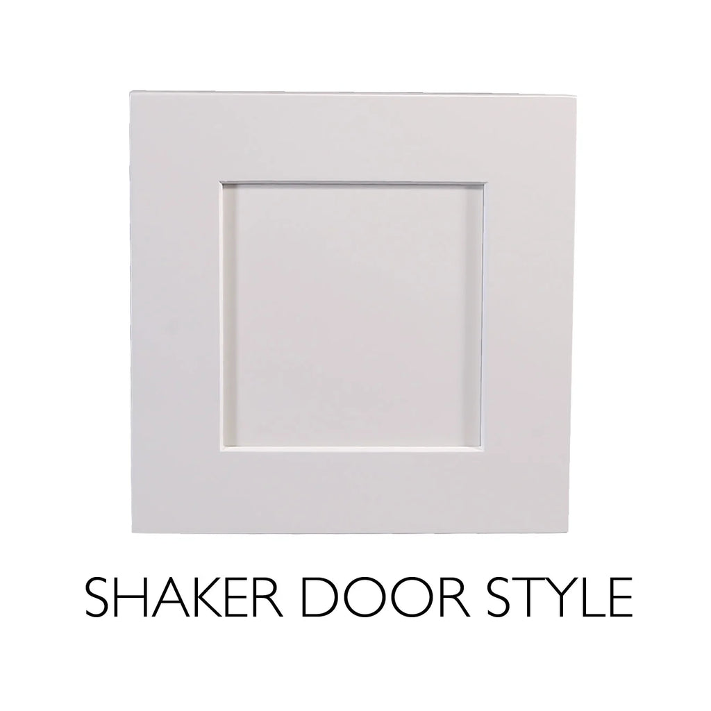 Design House Brookings Meuble bas de cuisine à assembler en bois Shaker, 2 portes et 2 tiroirs (48 x 34,5 x 24), blanc Sherwin Williams