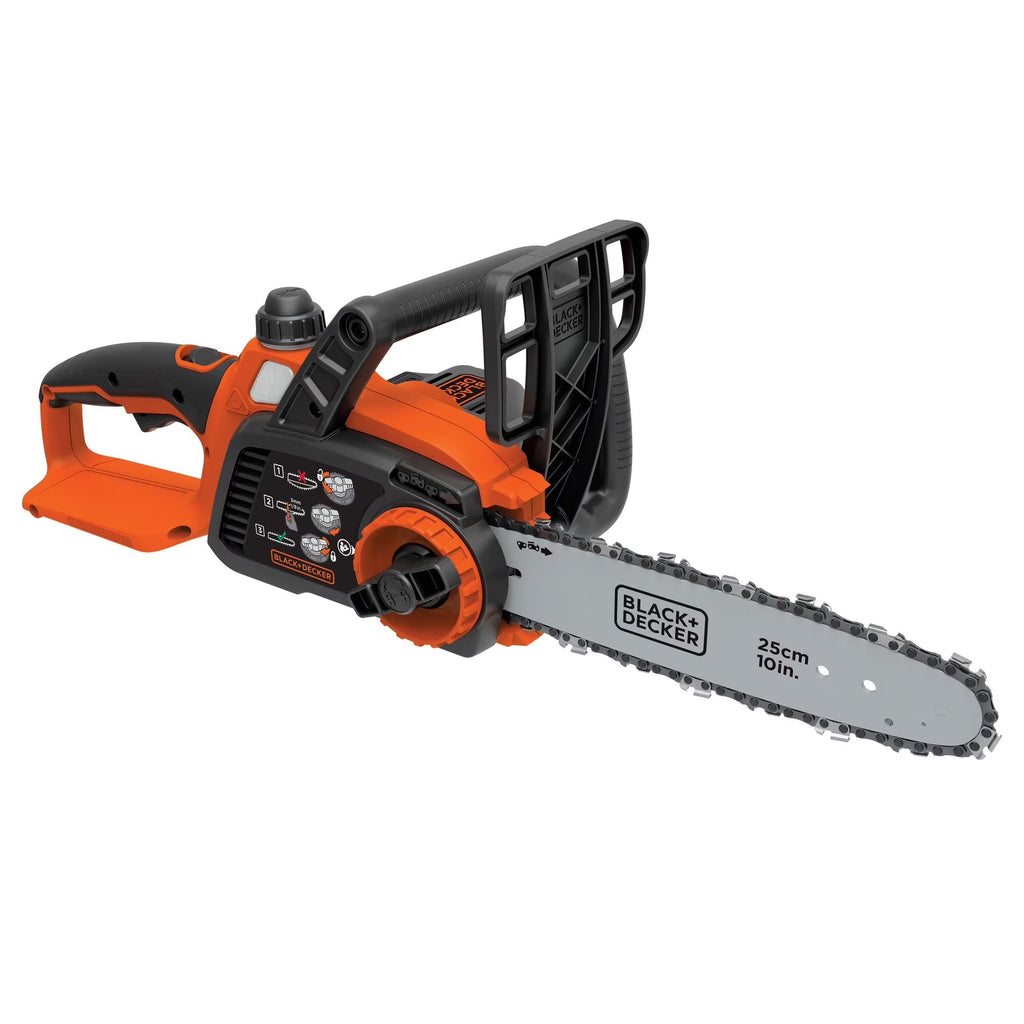 BLACK+DECKER 20V MAX* Scie à chaîne sans fil, 10 pouces (Outil seul), (LCS1020B)