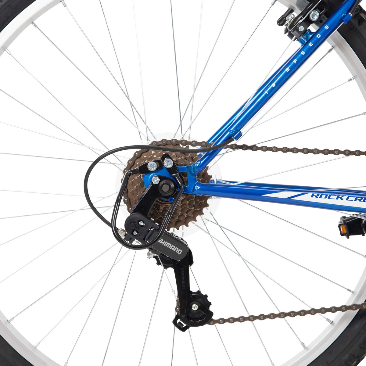 Vélo tout-terrain Huffy 26 Rock Creek, Convient aux cyclistes de 1,52 m et plus, Bleu, Adulte, Homme