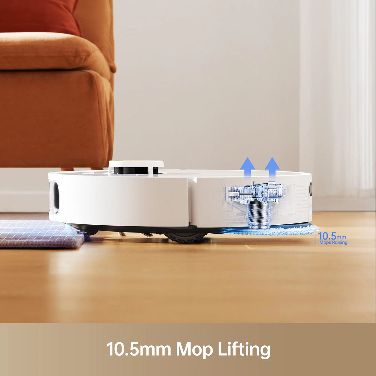 Robot aspirateur et laveur Dreame Heat, autonettoyage à l’eau chaude à 136 °F, aspiration de 7 000 Pa, L10s Pro Ultra