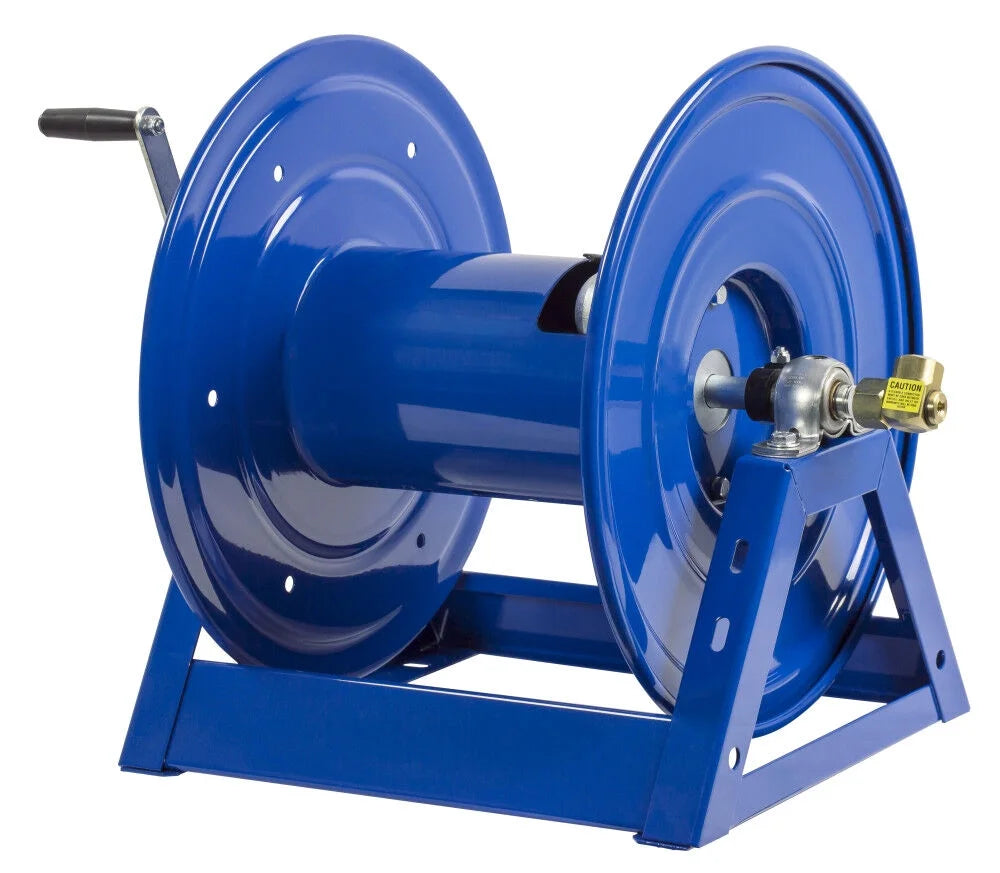 bobine de tuyau pour nettoyeur haute pression coxreels - capacité de 3 000 psi, 300 pi x 1/2 po, modèle n° 1125-4-200-bvxx
