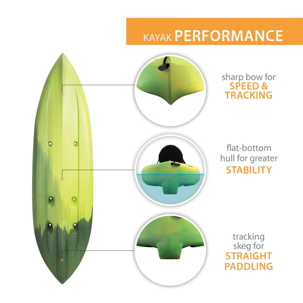 Kayak de pêche Lifetime Tamarack Angler 10 pi, Volcano Fusion (91340)