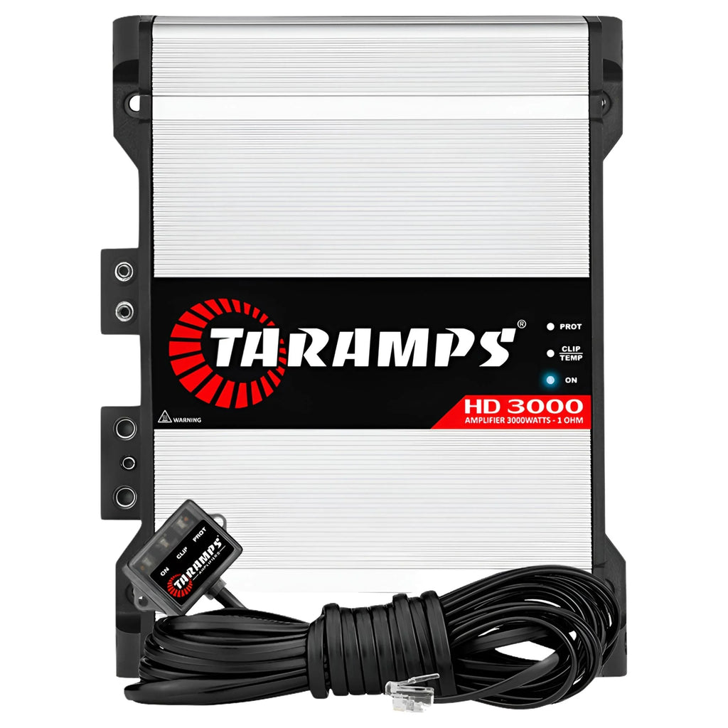 Taramps Classe D HD 3000 Watts RMS 1 Ohm Amplificateur Mono pour Système Audio Automobile