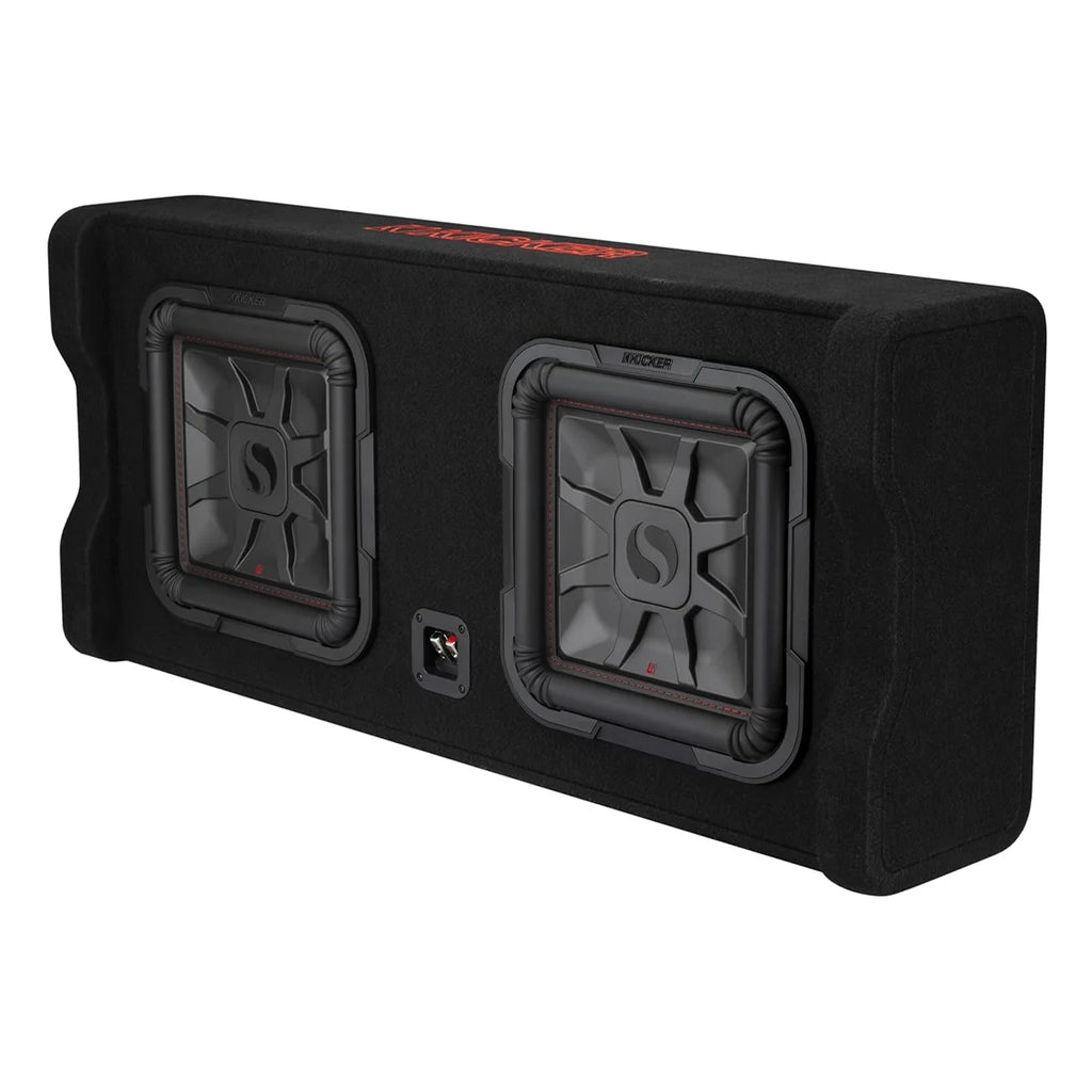 Enceinte de caisson de basses orientée vers le bas Kicker DL7TDF12 avec caisson L7T 12