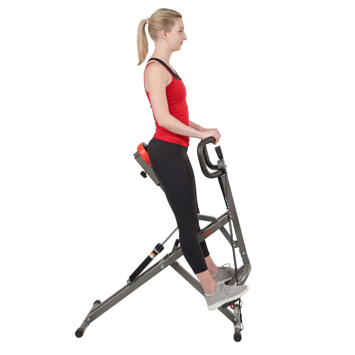 Sunny Health & Fitness Row-N-Ride PRO Appareil d’assistance aux squats pour un entraînement complet des fessiers, des cuisses et des jambes, SF-A020052