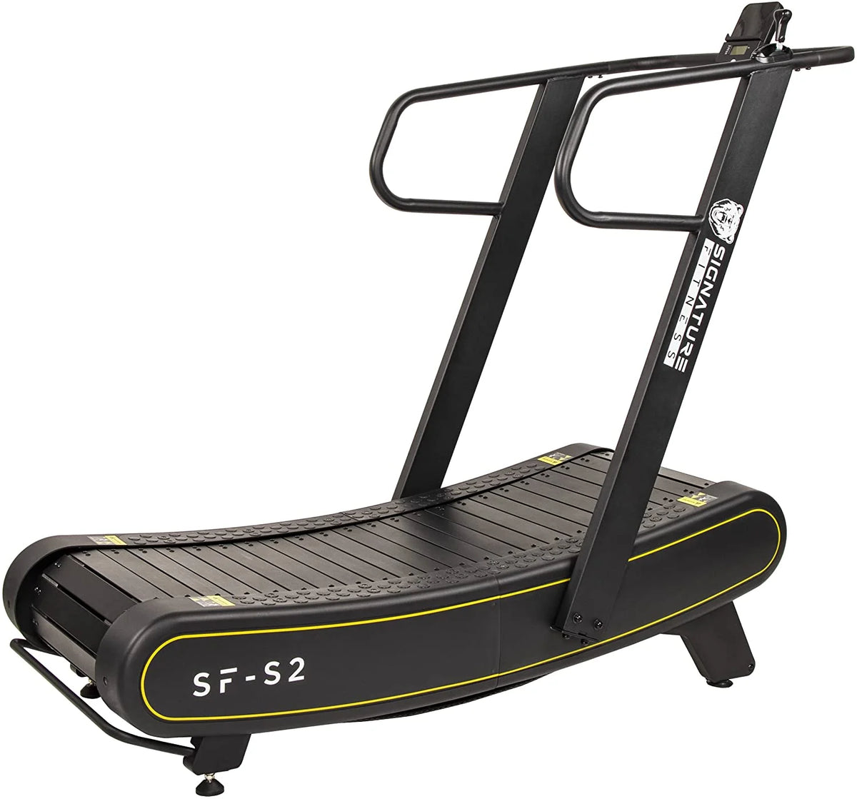 Signature Fitness SF-S2 Sprint Demon - Tapis de course incurvé sans moteur avec niveaux de résistance réglables - Capacité de 300 lb