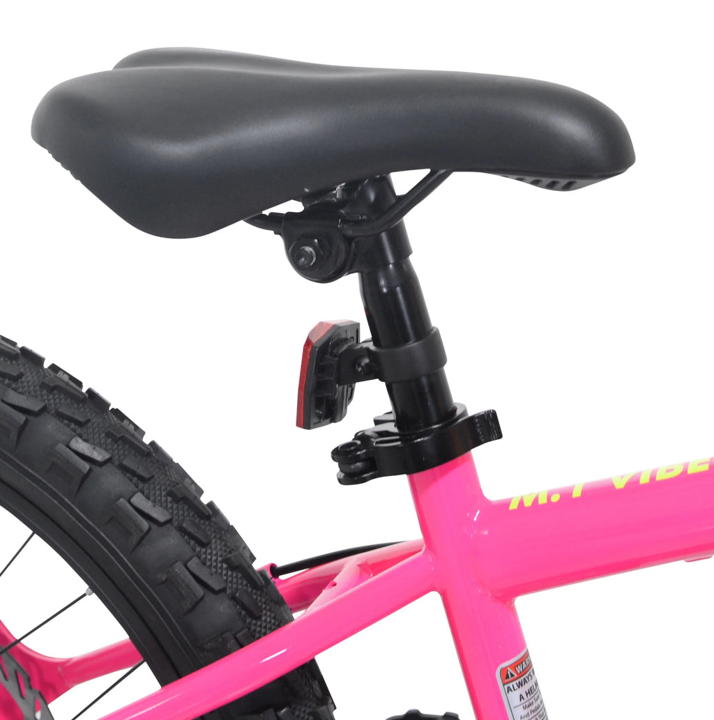 20 VTT Ozark Trail Vibe, 7 vitesses, pour cycliste de 1,20 m à 1,63 m, rose, enfant/préado/ado, unisexe