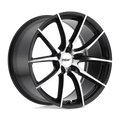 Jante TSW Sprint 18X8.5 5X120 40Et 76.1Cb Noir brillant avec face usinée miroir