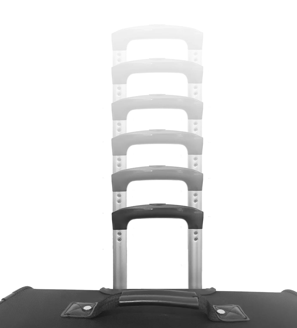 Ensemble de 4 valises souples Protege, noir