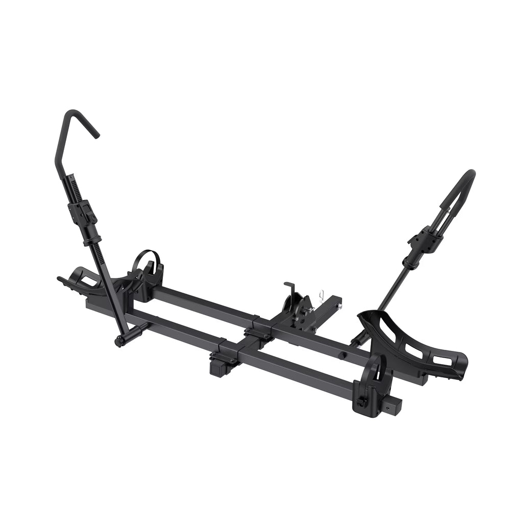 Porte-vélos en acier à plateforme premium Ozark Trail avec capacité de charge de 132 lb, compatible avec les vélos électriques et les récepteurs d’attelage de 2 po