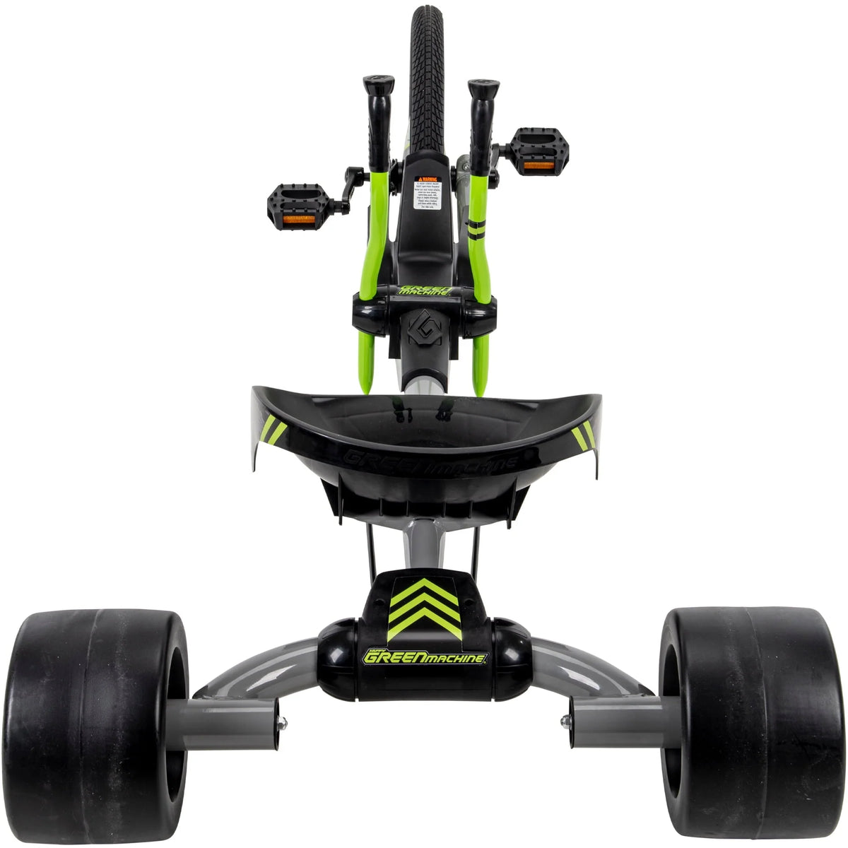 Tricycle Huffy Green Machine à 3 roues de 20 pouces, vert et gris
