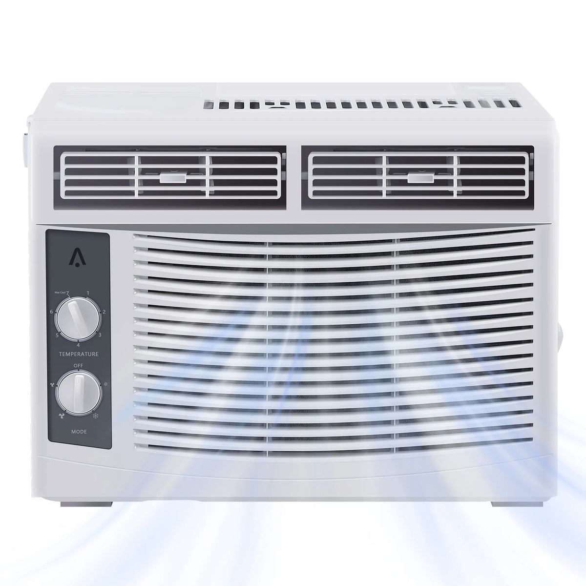 Climatiseur de fenêtre Danolapsi 5 000 BTU, unité de climatisation avec commandes mécaniques faciles à utiliser et filtre réutilisable, refroidissement efficace pour les petites surfaces, refroidit jusqu’à 150 pi², 110-115 V