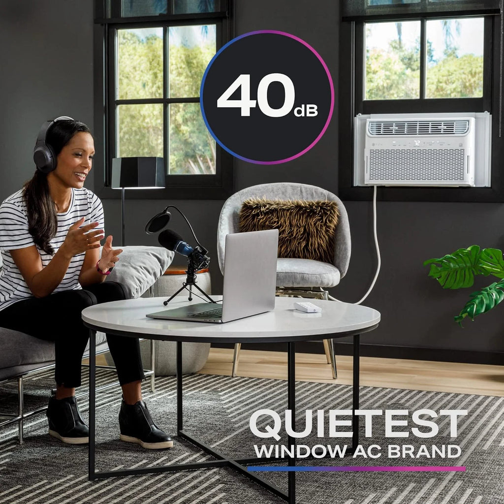 Climatiseur intelligent GE 12 000 BTU 110 V à installer dans une fenêtre avec Wi-Fi