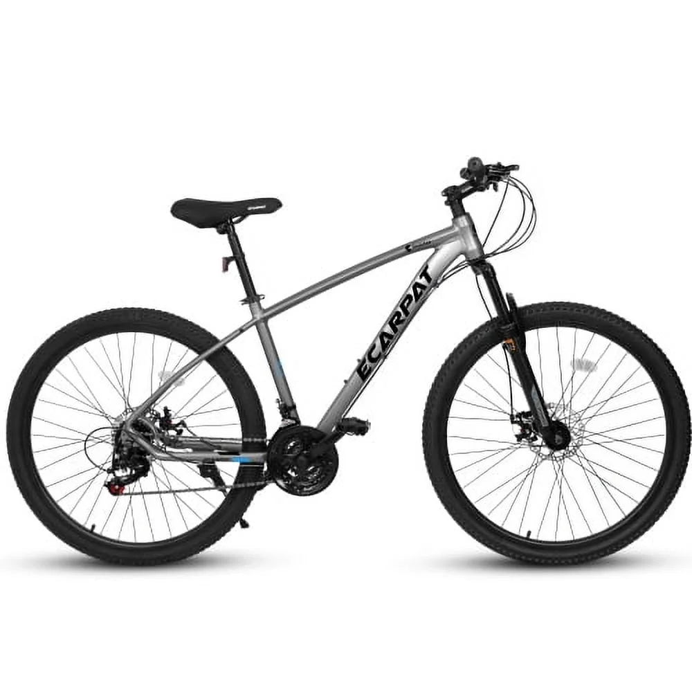 Vélo de route hybride Raistyw 700C, vélo de montagne tout-terrain 16 vitesses avec freins à disque, cadre léger en aluminium, vélo de course pour homme et femme, taille L, noir