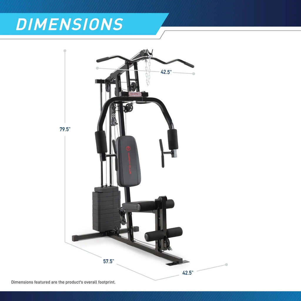 Appareil de musculation Marcy à charges libres de 45 kg