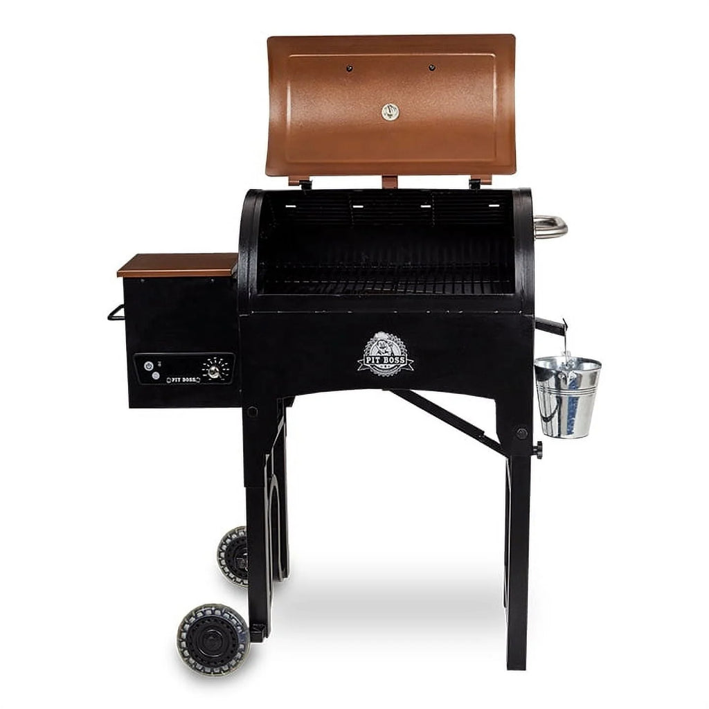 Pit Boss 340 po² Barbecue à granulés portable avec hayon et pieds pliables