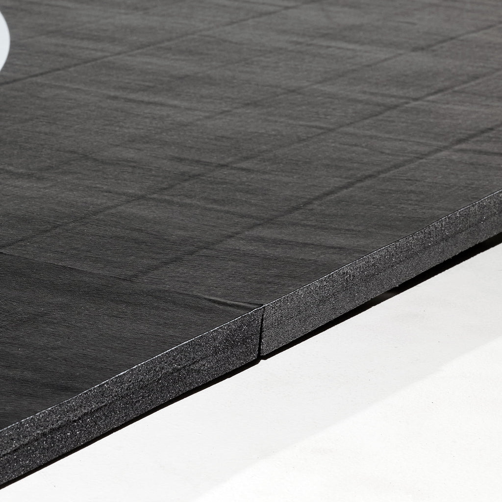 Tapis de lutte Dollamur 10'x10', noir, gymnastique, avec cercles