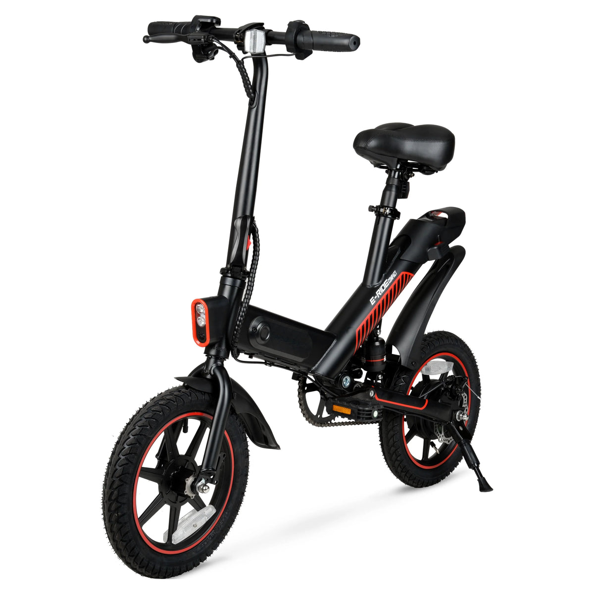 Vélo électrique compact et pliable Hyper Bicycles 14 36V avec accélérateur, moteur de 350W, âge recommandé : 14 ans et plus