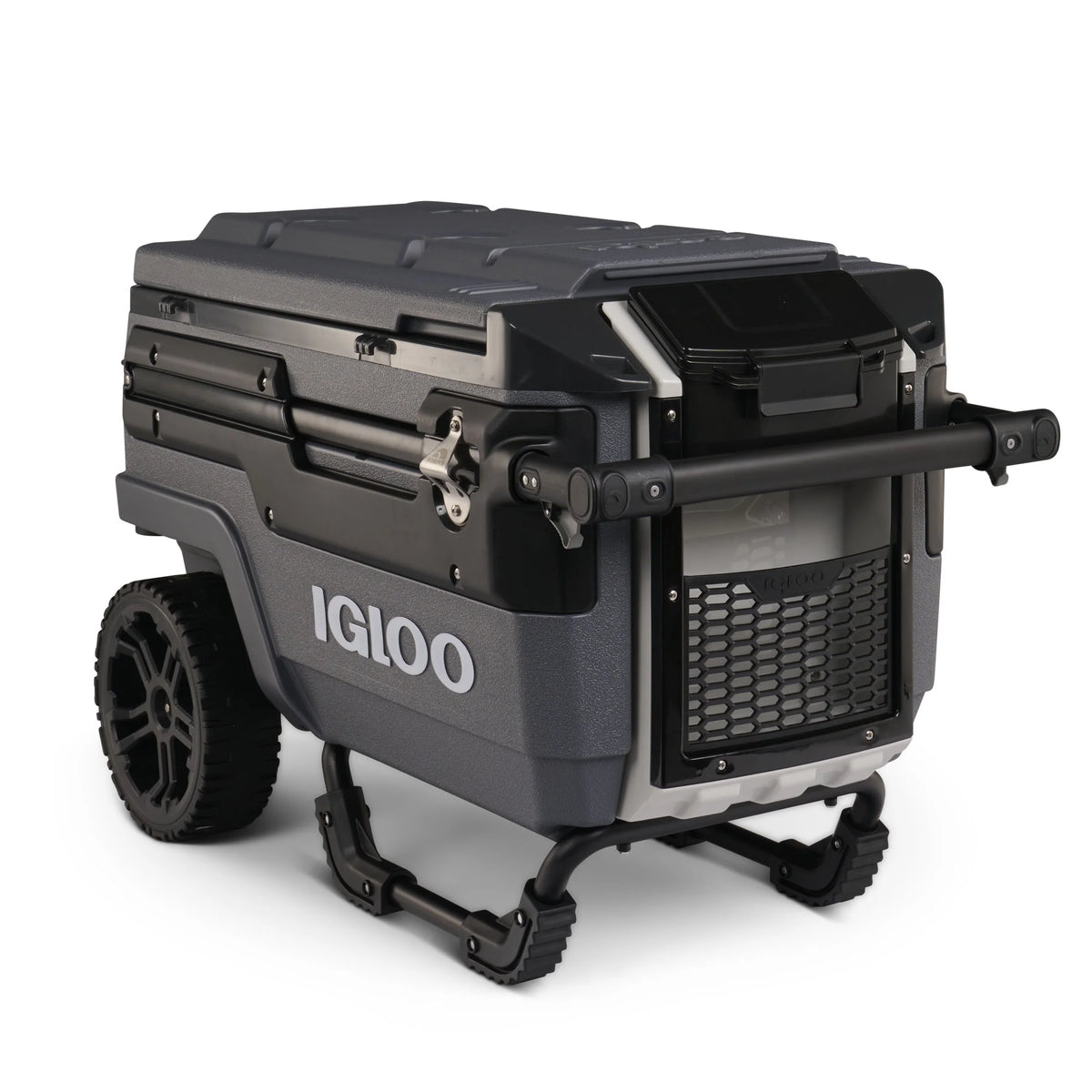 Glacière à roulettes Igloo Trailmate Journey 70 QT, Gris Carbonite