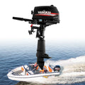 Moteur hors-bord 2 temps Anqidi 6 CV pour bateau de pêche, manivelle, refroidissement par eau, système CDI