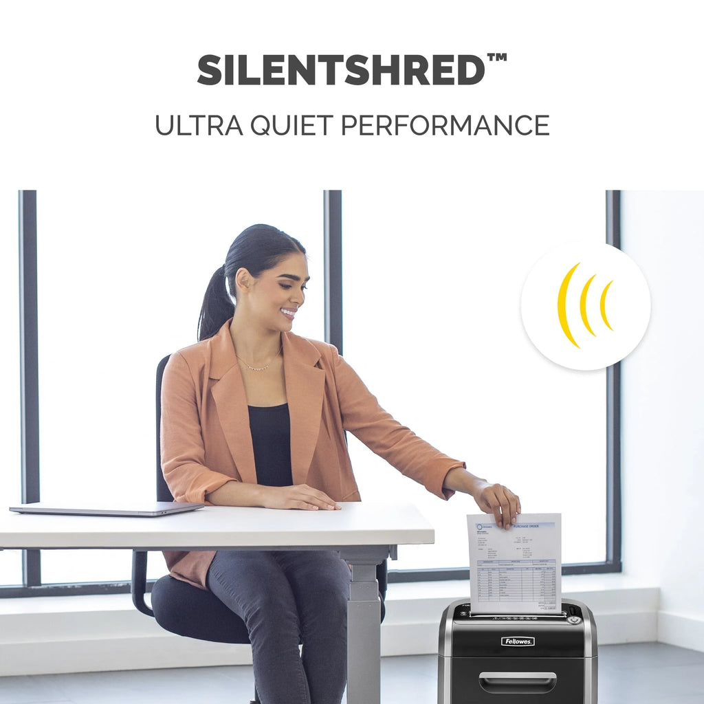 Destructeur de documents coupe croisée Fellowes Powershred 79Ci, 100 % anti-bourrage