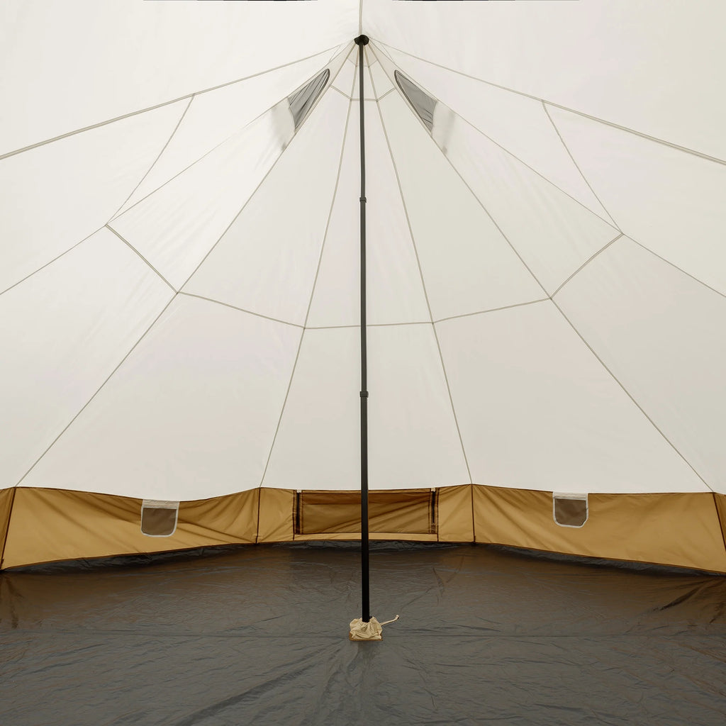 Tente cloche Ozark Trail 15' x 15' pour 8 personnes avec guirlandes lumineuses, 22,57 lbs