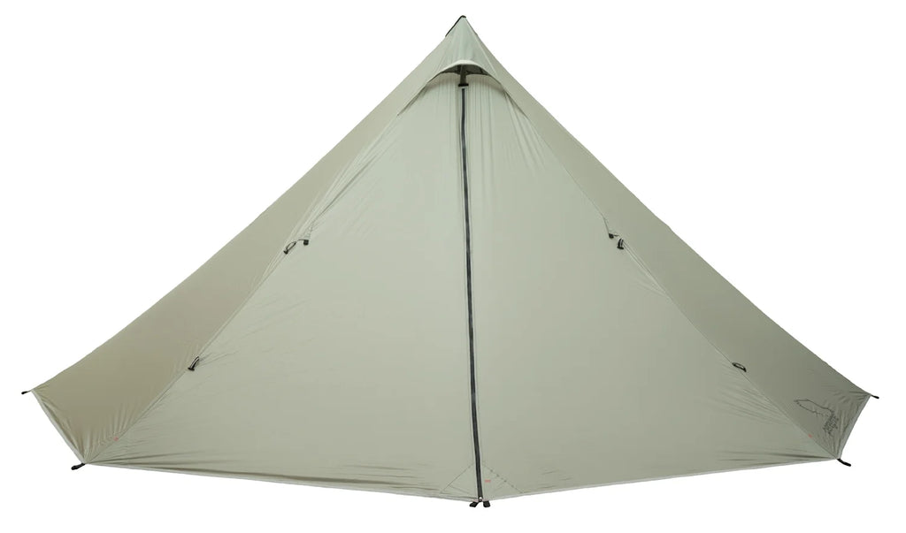 Tente sans fond Peregrine Boreal pour 4 personnes avec arceaux, idéale pour le trekking ultraléger, blanche