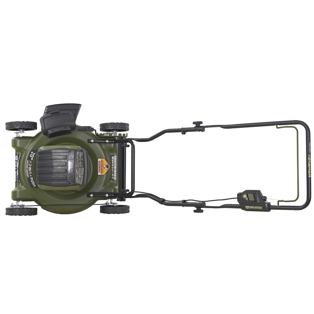 Tondeuse à gazon autotractée sans fil FULL BOAR 80V sans balais de 20 po, batterie 2,5 Ah et 1 chargeur inclus