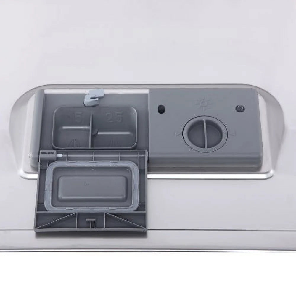 Lave-vaisselle de comptoir Magic Chef Energy Star pour 6 couverts (modèle MCSCD6W5)  S’installe sous les armoires grâce à sa hauteur de 17,2 po