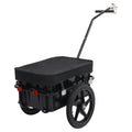 Remorque cargo pour vélo PEXMOR, remorque chariot pour vélo avec attelage universel et housse imperméable