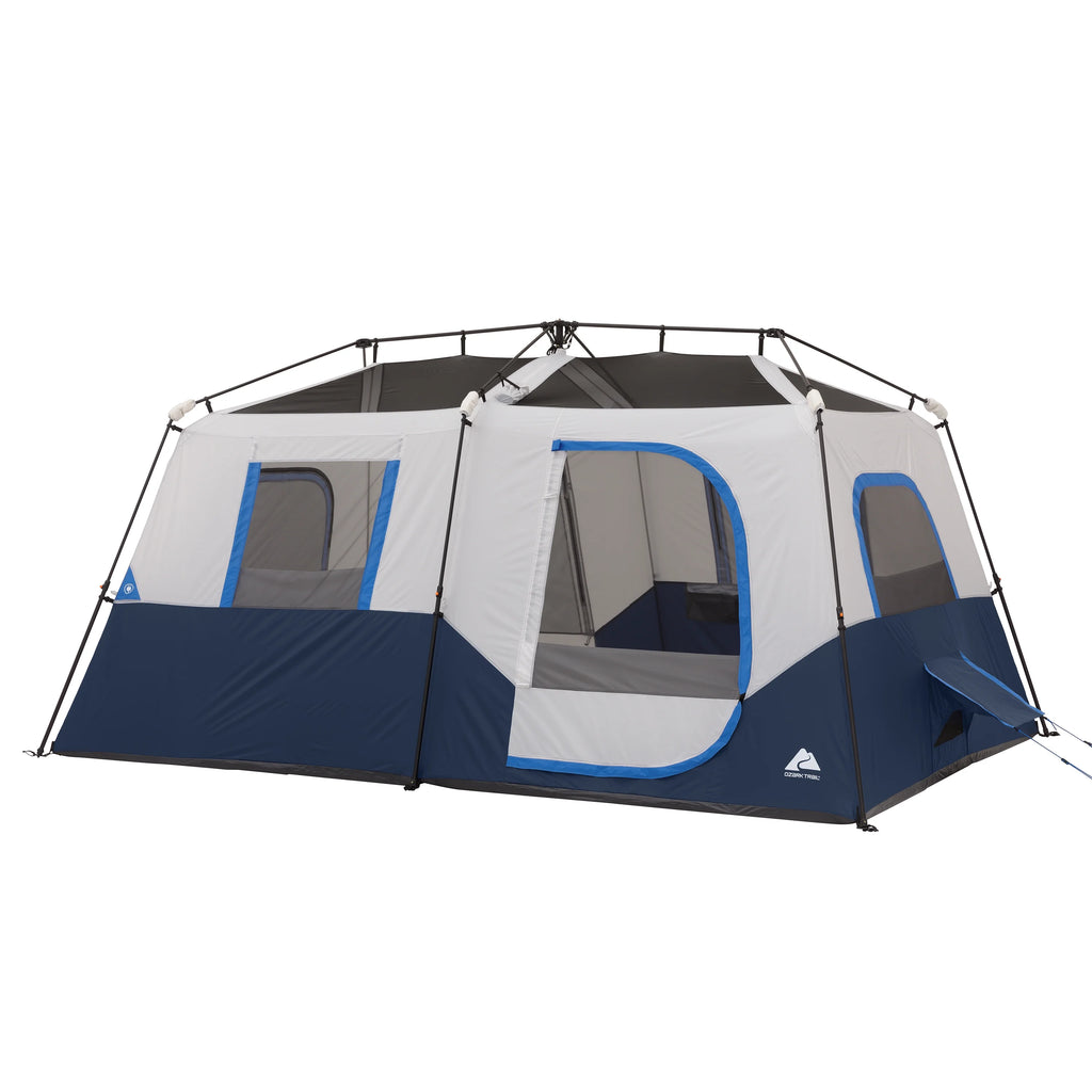 Tente cabane instantanée Ozark Trail pour 8 personnes avec arceaux lumineux LED et enceinte Bluetooth