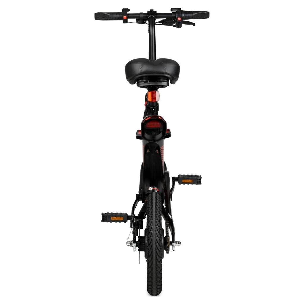 Vélo électrique compact et pliable Hyper Bicycles 14 36V avec accélérateur, moteur de 350W, âge recommandé : 14 ans et plus