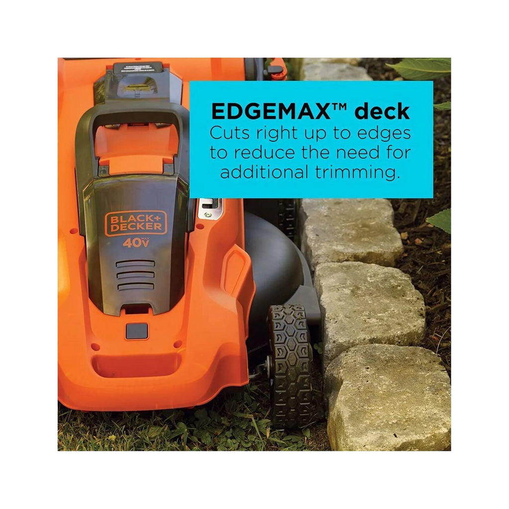 Tondeuse à gazon sans fil BLACK+DECKER 40V MAX* avec batterie et chargeur inclus, (CM2043C)