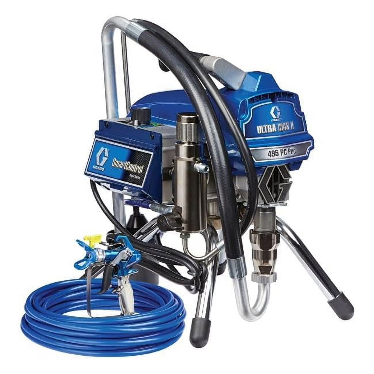 Pulvérisateur électrique airless Graco 17E856 Ultra Max II 495 PC Pro - Modèle bas, bleu