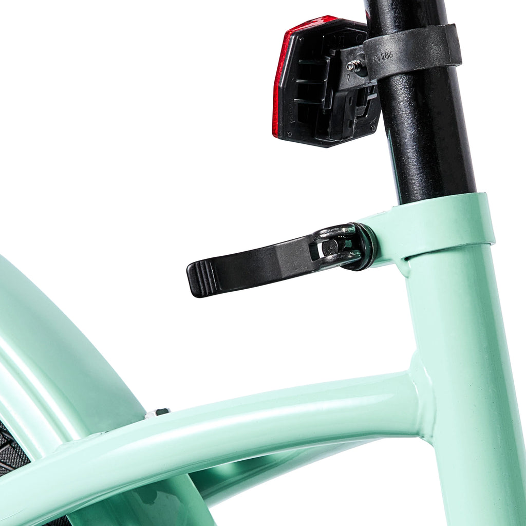 Vélo 24 Concord Pacifica Cruiser, Convient aux cyclistes de 4'6 - 5'6, Adolescent, Unisexe, Vert d'eau