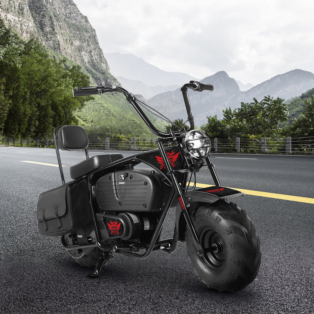 Mini-moto électrique tout-terrain Oryxearth 36 V 1 000 W pour adultes, réservoir de 0,47 gal, vitesse maximale de 21,8 mi/h, camouflage
