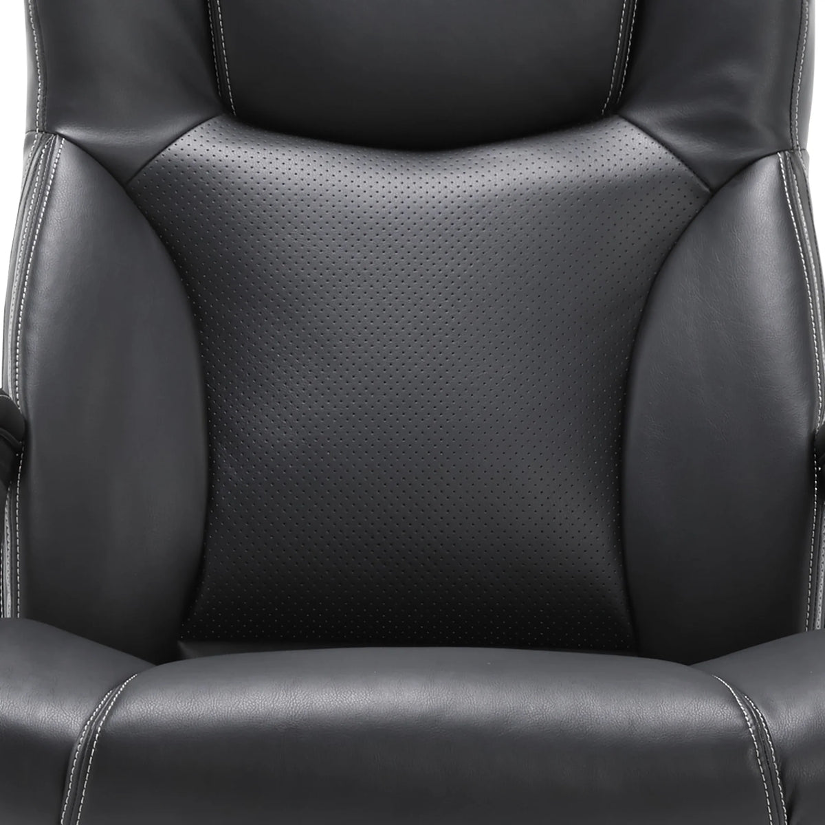 Chaise de bureau Serta Connor en microfibre gris clair