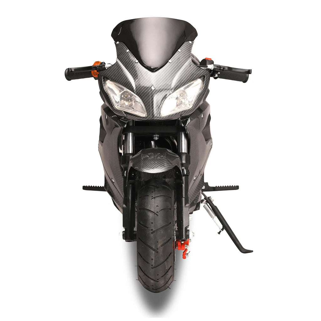 Mini moto essence AQQW 49cc pour adultes et enfants, mini motos 4 temps, jouets motos tout-terrain à essence, charge max 441 lbs, meilleurs cadeaux pour enfants